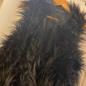 Faux fur vest